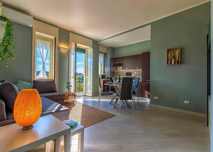 아파트 Charmy & Cozy Panoramic Flat 50m From M4 Stop