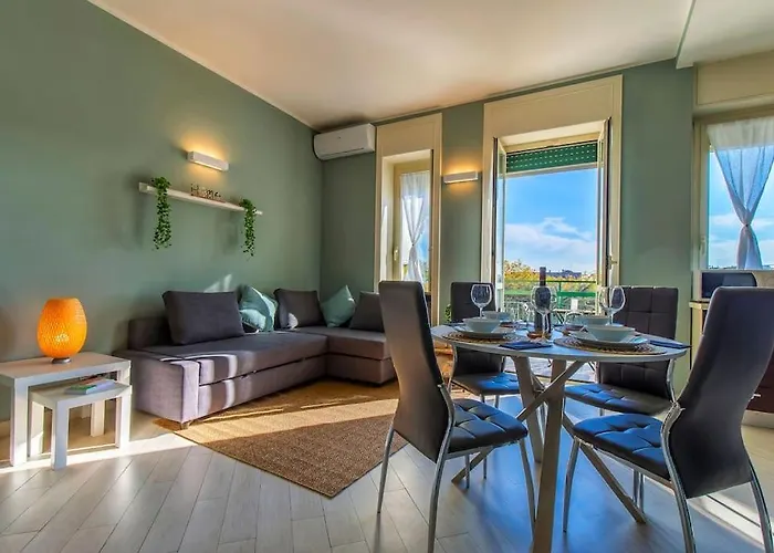 아파트 Charmy & Cozy Panoramic Flat 50m From M4 Stop 밀라노